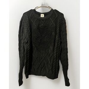 Marvel Black Panther Disney Cable Knit Sweater Women Sz XL (Stretchy Material)